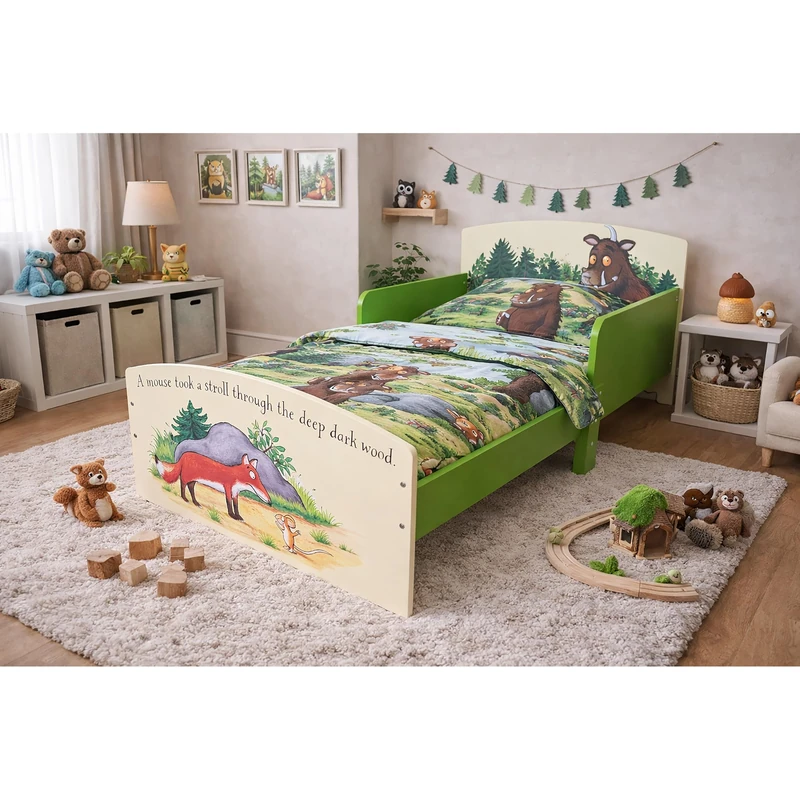 Kidsaw Gruffalo Kids Toddler Bed Frame with Safety Rails