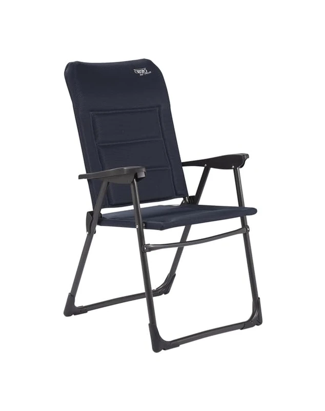 Crespo CR AP-218/80 Air Deluxe Folding Chair Camping Folding Aluminium Polyester Black 99 x 61 x 62 cm 3.4 kg