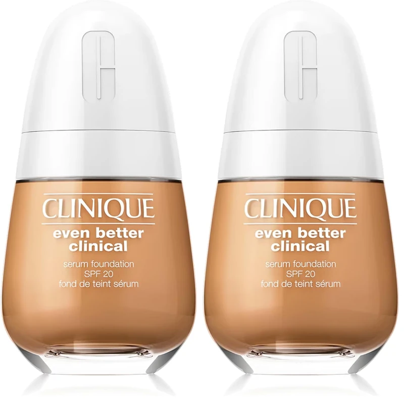 Even Better Clinical Serum Foundation SPF 20, Full Coverage, Satin Matte Finish With 3 Serum Technology, 1.01442 fl oz (Pack of 2)
