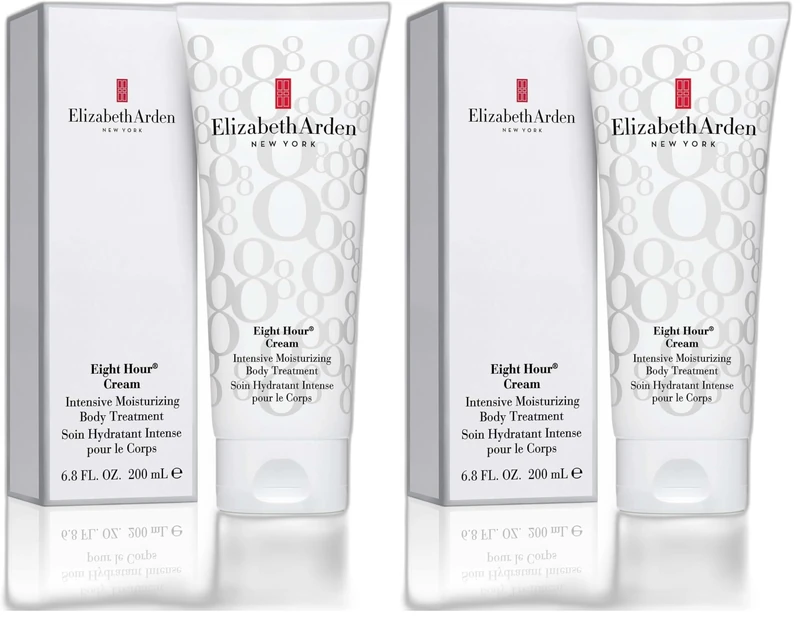 Elizabeth Arden Eight Hour Cream Intensive Moisturizing Body Treatment, 200ml (Pack of 2)