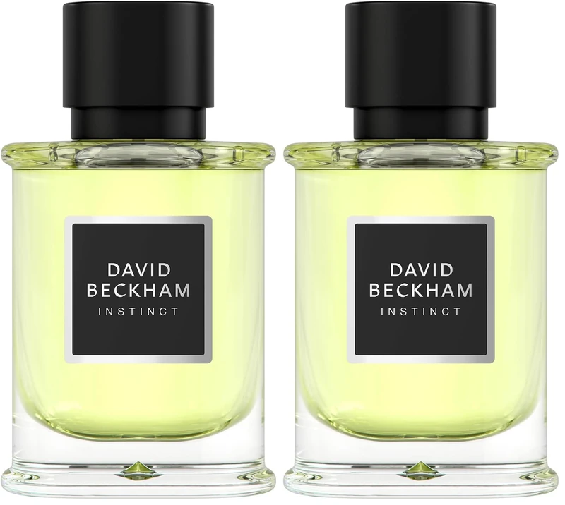 DAVID BECKHAM Instinct - Eau de Parfum for Men - Vibrant Fragrance with Notes of Bergamot, Cardamom and Patchouli - Long Lasting - 75ml (Pack of 2) - Image 1
