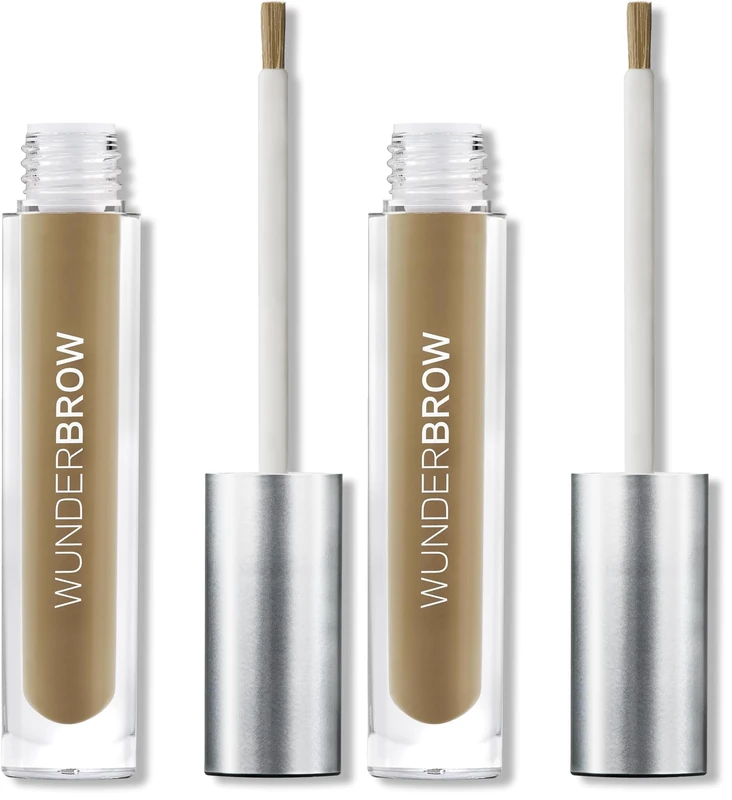 WUNDERBROW Waterproof Eyebrow Gel, Blonde, Vegan and Cruelty-Free (Pack of 2)