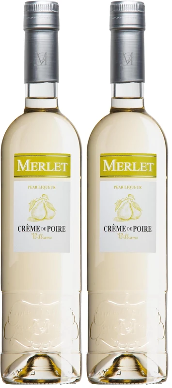 Merlet Crème de Poire William Pear Liqueur, Premium French Fruit Liqueur with Williams Pear Character, 70 cl Bottle, Ideal for Cocktails, Spritzes, Champagne Serves, Home Sipping and Gifting - Image 1