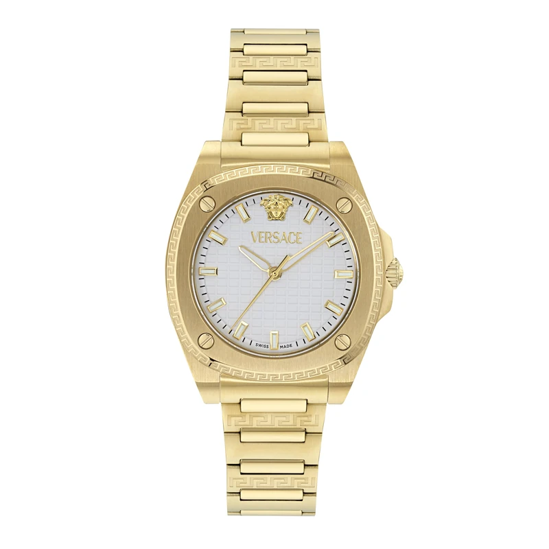Versace Women's Analogue Quartz Watch Greca Pulse Swiss Made