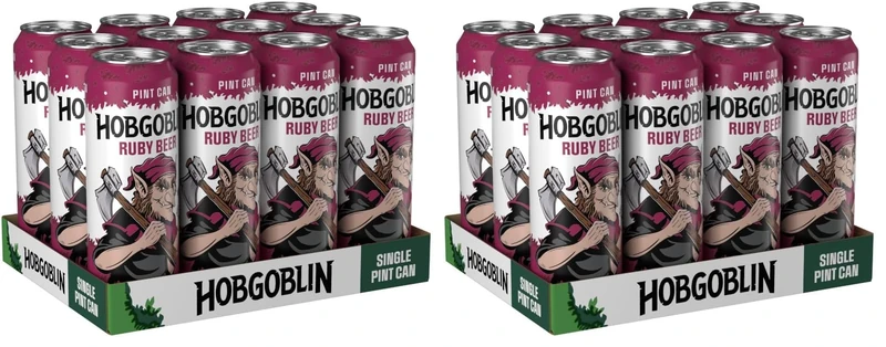 Hobgoblin Ruby Ale Beer 568ml Can (Pack of 24) - Image 1
