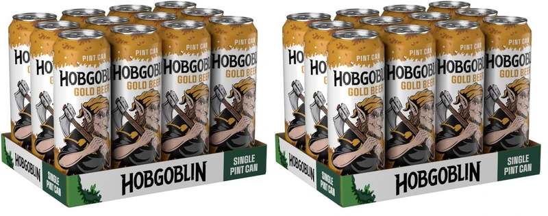 Hobgoblin Gold Ale Beer 568ml Can (Pack of 24) - Image 1