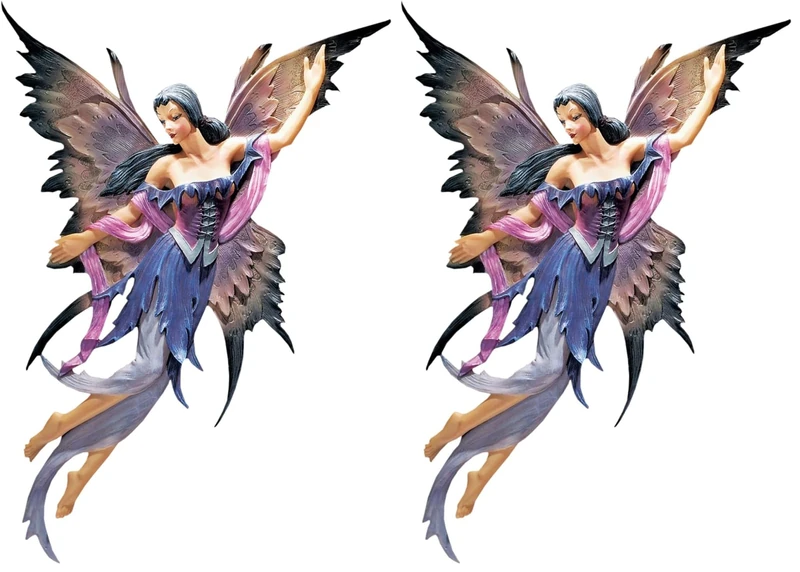 Design Toscano CL4918 Fairies of the Enchanted Grove Wall Sculpture - Rowan, Full Color (Pack of 2) - Image 1