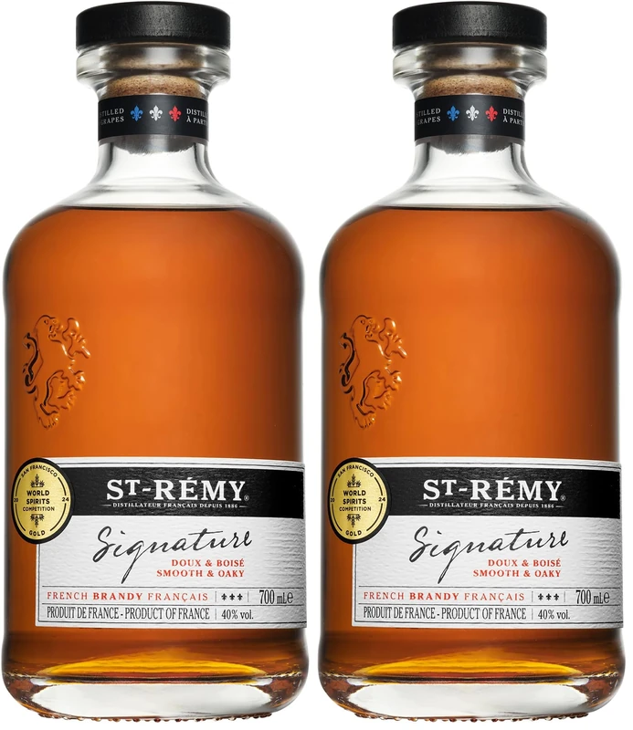 St Rémy Signature French Brandy 70cl (Pack of 2)