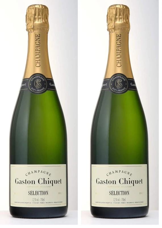 Gaston Chiquet Selection Cuvée Brut, Champagne NV - 750 ml (Pack of 2)