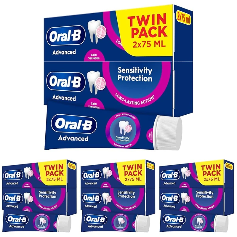 Oral-B Advanced Sensitive Protect 2x75ml (Pack of 4)
