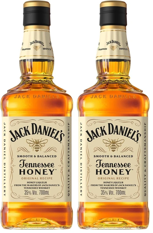 Jack Daniel's Tennessee Honey Whiskey, 70cl (Pack of 2)