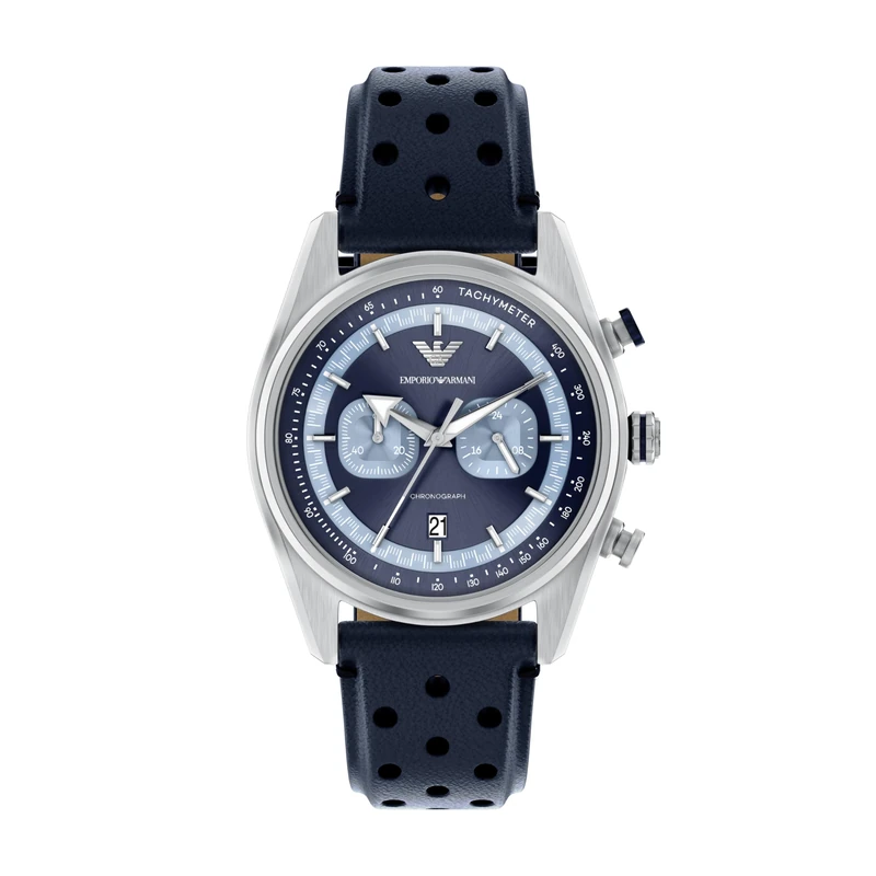 Emporio Armani Men's 42MM Silver-Tone Stainless Steel Watch, AR11781