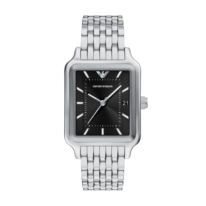 Emporio Armani Men's 36MM Silver-Tone Stainless Steel Watch, AR11755