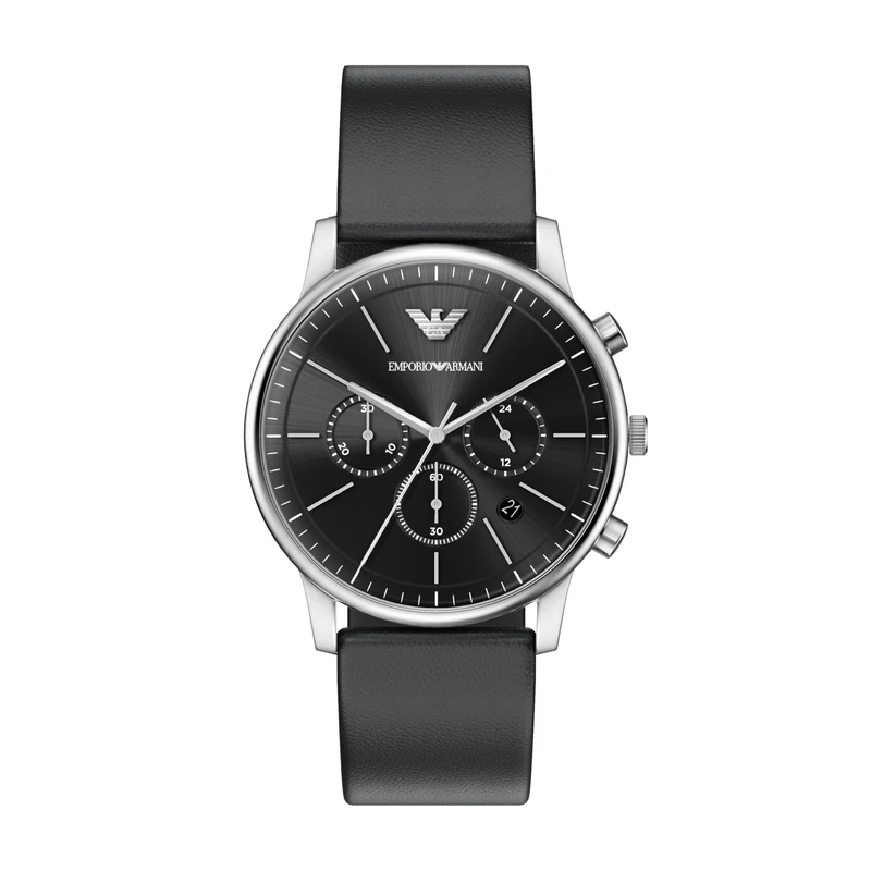 Emporio Armani Men's 42MM Silver-Tone Stainless Steel Watch, AR11774 - Image 1