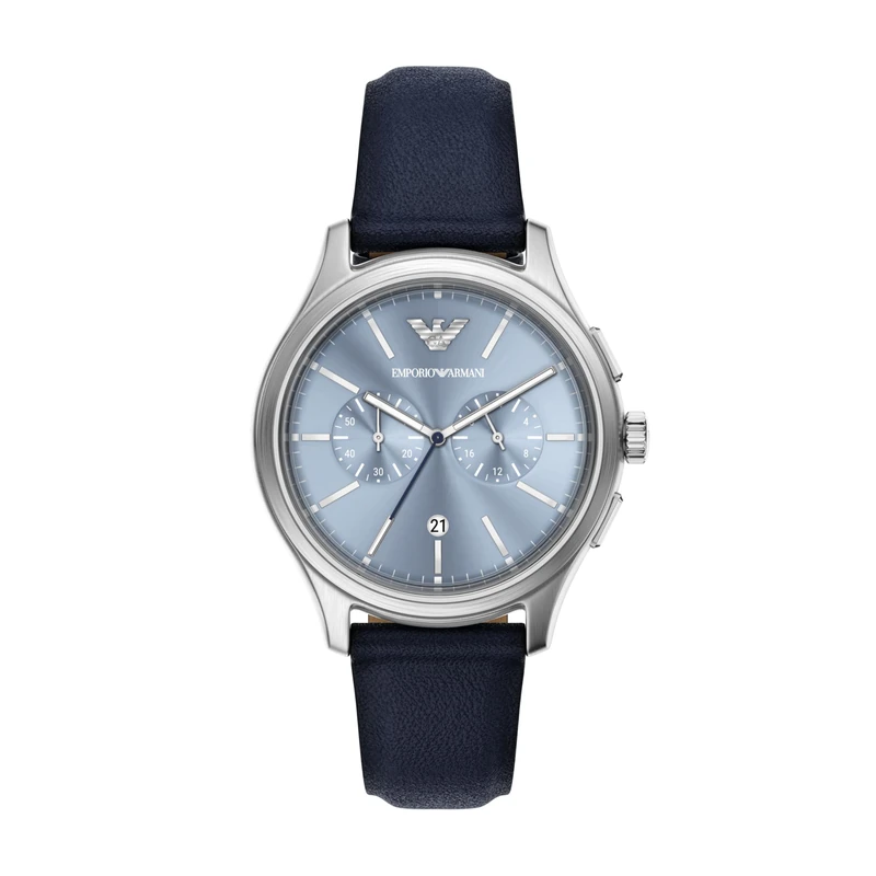 Emporio Armani Men's 42MM Silver-Tone Stainless Steel Watch, AR11747