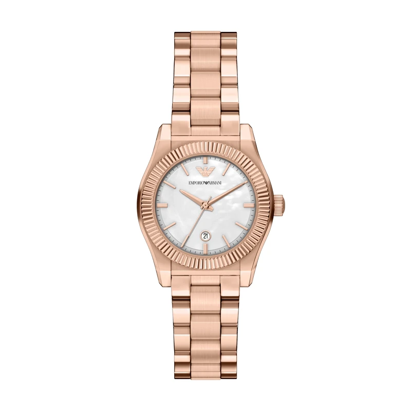 Emporio Armani Women's 32MM Rose Gold-Tone Stainless Steel Watch, AR11762