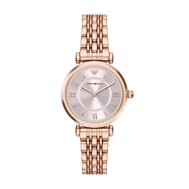 Emporio Armani Women's 32MM Rose Gold-Tone Stainless Steel Watch, AR11767