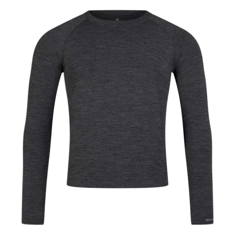 Endura Core Performance Merino-Blend for Technical Next-to-Skin Insulation Base Layer Top, Grey, Xs-S
