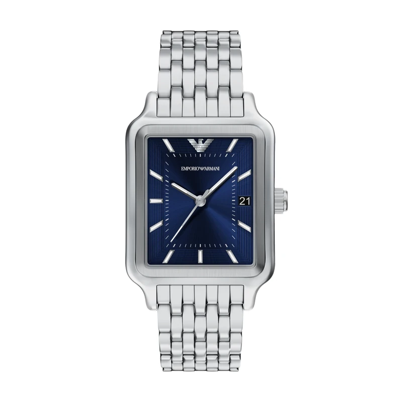 Emporio Armani Men's 36MM Silver-Tone Stainless Steel Watch, AR11754