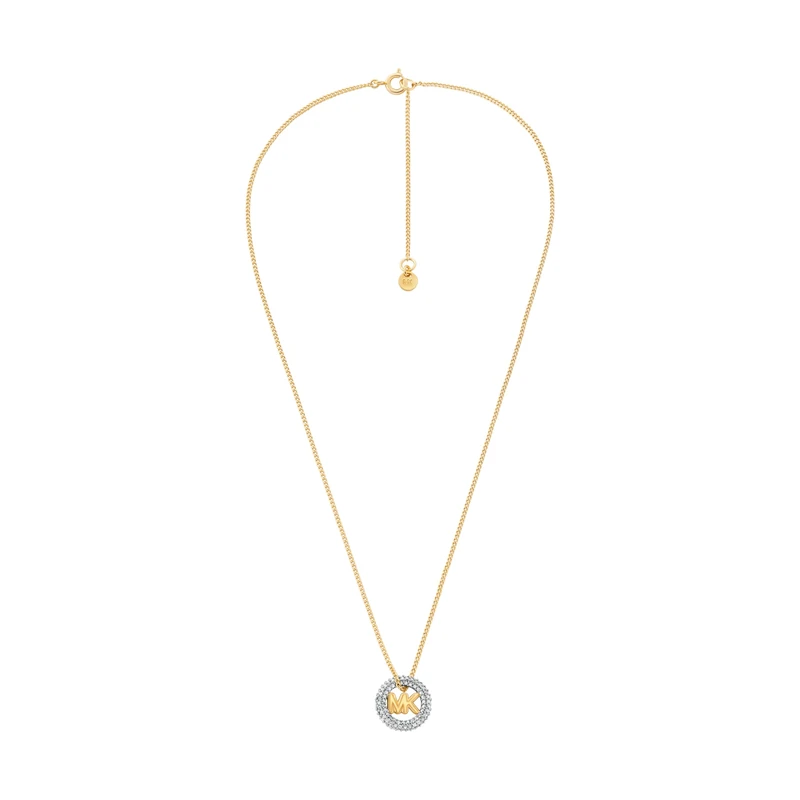 Michael Kors Premium Women's Gold-Tone Brass Necklace, MKJ8583SET