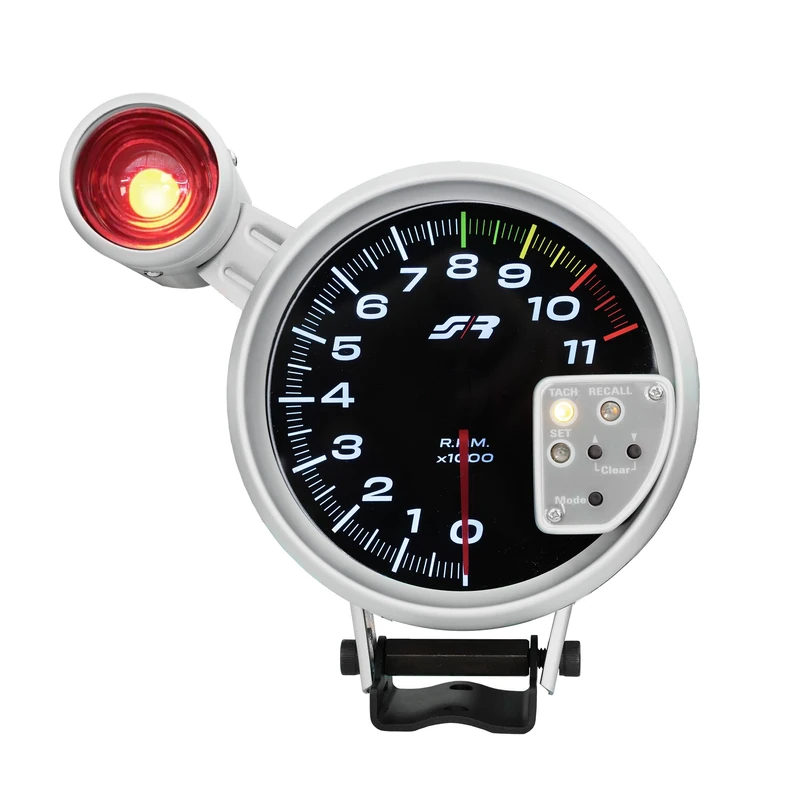 Simoni Racing Tachometer 5' (125mm) - 0-11000 RPM - Shift Light