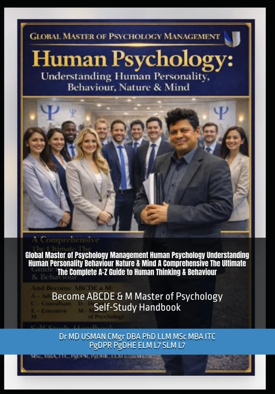 Global Master of Psychology Management Human Psychology Understanding Human Personality Behaviour Nature & Mind A Comprehensive The Ultimate The ... & M Master of Psychology Self-Study Handbook - Image 1