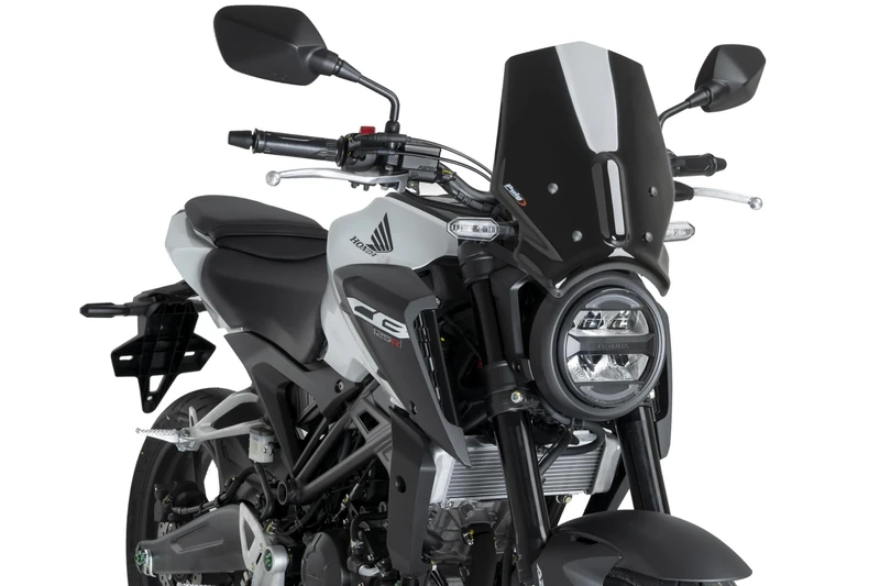 Puig 22296N New Generation Sport Black, windscreen designed to improve aerodynamic protection, renew the style of the motorcycle and offer precise and stable installation with high-quality materials