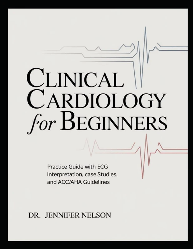 CLINICAL CARDIOLOGY FOR BEGINNERS: Practice Guide with ECG Interpretation, Case Studies, and ACC/AHA Guidelines