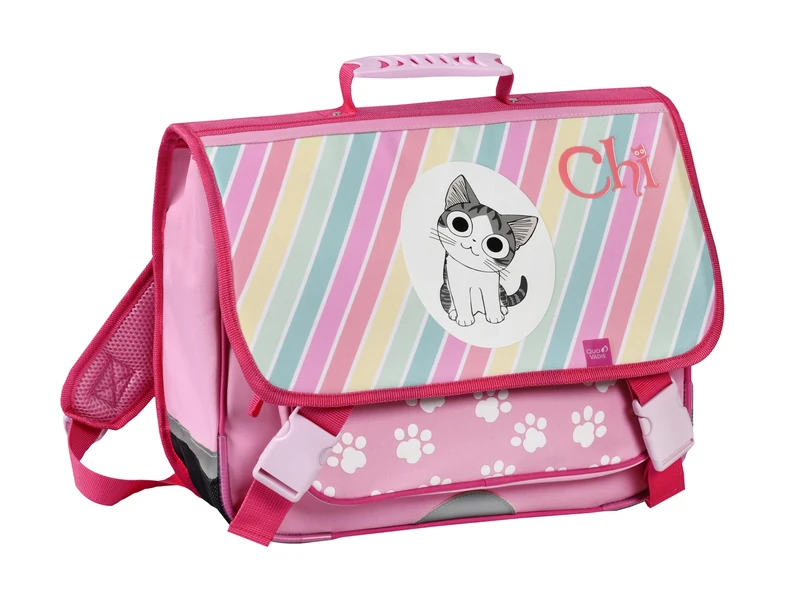 Quo Vadis - School Folder - Chi - Rainbow - 38x30x14 cm - Canvas - Polyester - 3 Compartment(s) - with Straps and Handle - Image 1