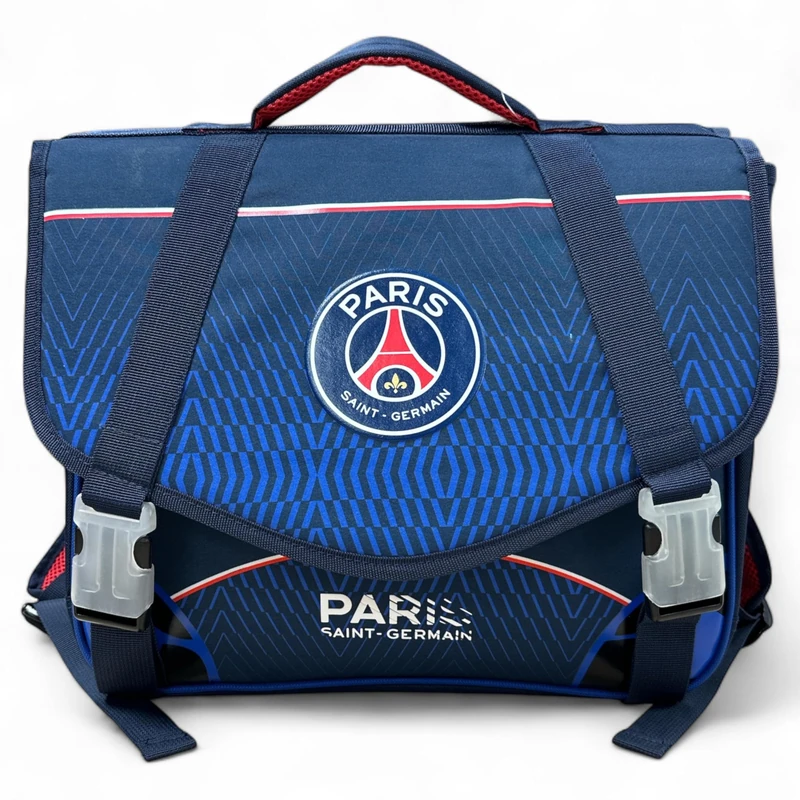 Quo Vadis - School Folder - PSG - Eiffel - 38x30x14 cm - Canvas - Polyester - 3 Compartment(s) - with Straps and Handle - Image 1