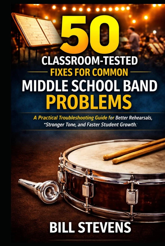 50 Classroom-Tested Fixes for Common Middle School Band Problems: A Practical Troubleshooting Guide for Better Rehearsals, Stronger Tone, and Faster Student Growth - Image 1