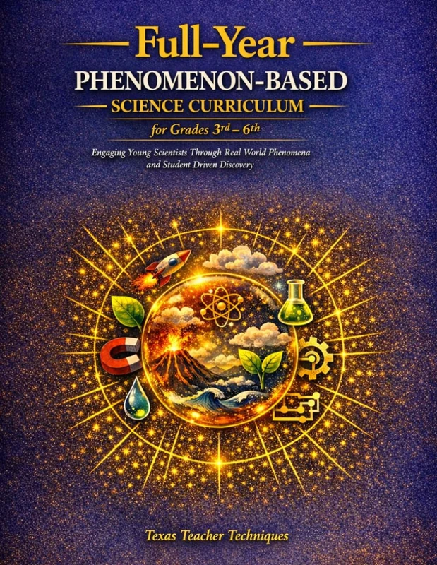 Full Year Phenomenon Based (PhBL) Science Curriculum for Grades 3rd - 6th: Engaging Young Scientists Through Real World Phenomena and Student Driven Discovery - Image 1