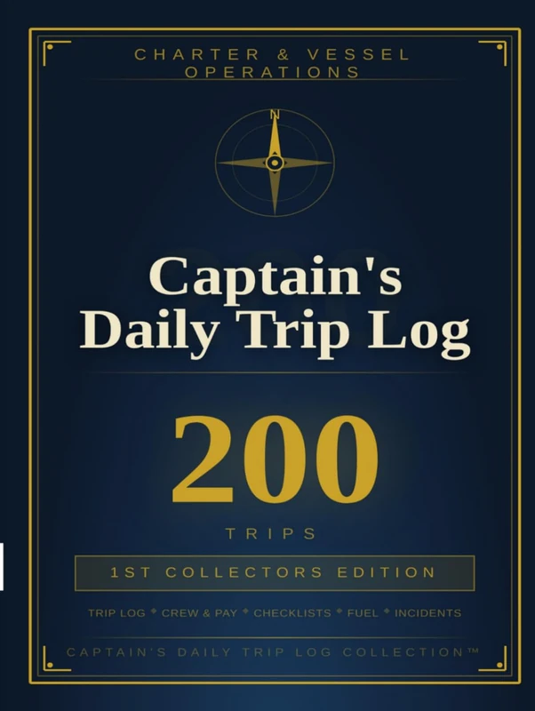 Captain's Daily Trip Log 200 Trips: 1st Collector's Edition