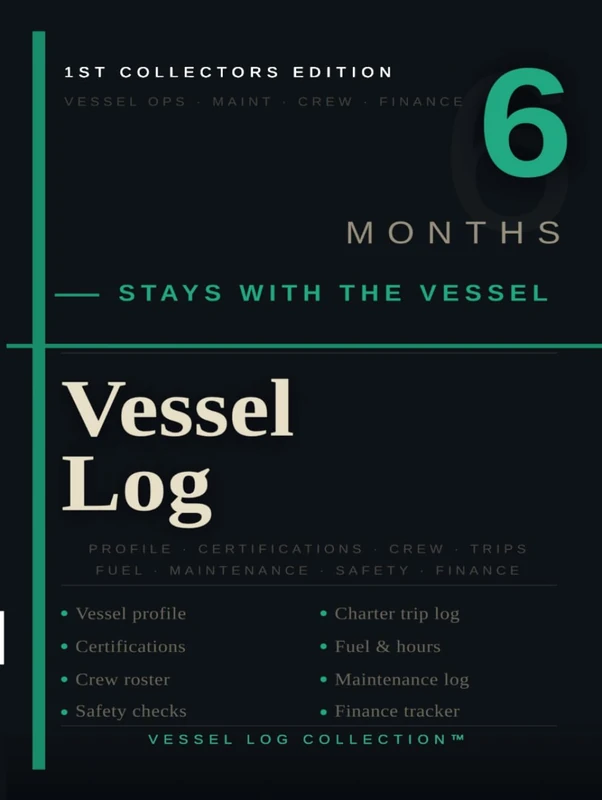 Vessel Log 6 Months: 1st Collector's Edition