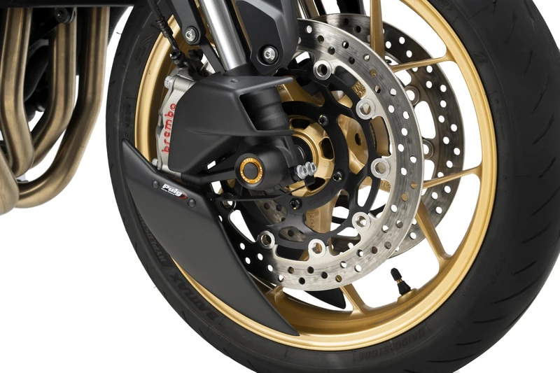 Puig 22666J Aero Wheel Deflector aerodynamic ABS wheel deflector improving stability and reducing turbulence, Matte Black