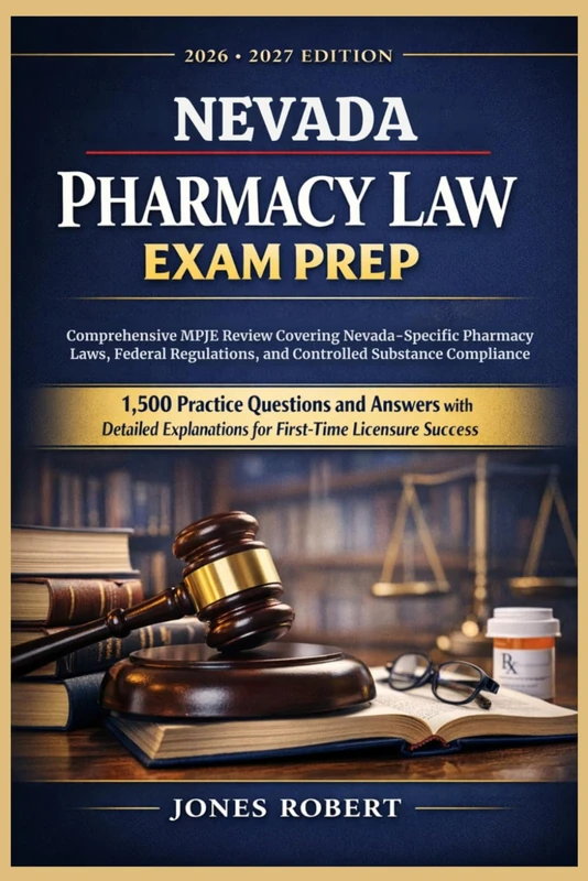 NEVADA PHARMACY LAW EXAM PREP: Comprehensive MPJE Review Covering Nevada-Specific Pharmacy Law,Federal Regulation,And Controlled