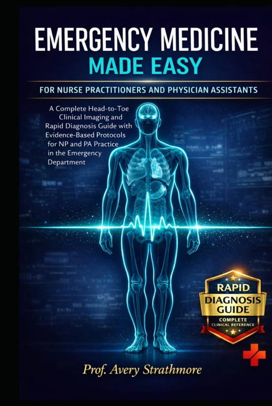 Emergency Medicine Made Easy for Nurse Practitioners and Physician Assistants: A Complete Head-to-Toe Clinical Imaging and Rapid Diagnosis Guide with ... and PA Practice in the Emergency Department