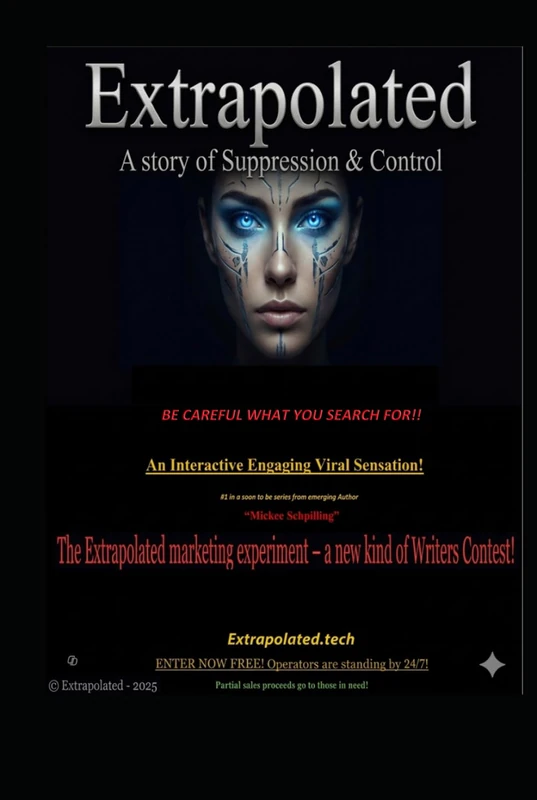 Extrapolated - A story of suppression and control!: Be careful what you search for!