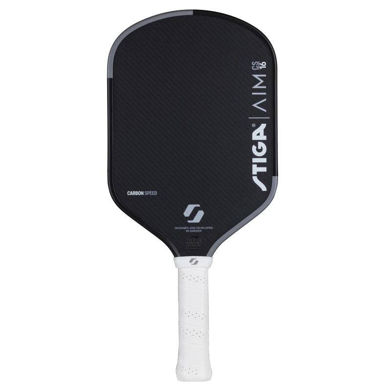 STIGA AIM 16 Hybrid Pickleball Racket – Explosive power & total control | 3K Carbon fibre + Kevlar | EPP foam core | Midweight |For competitive players | USAPA-approved