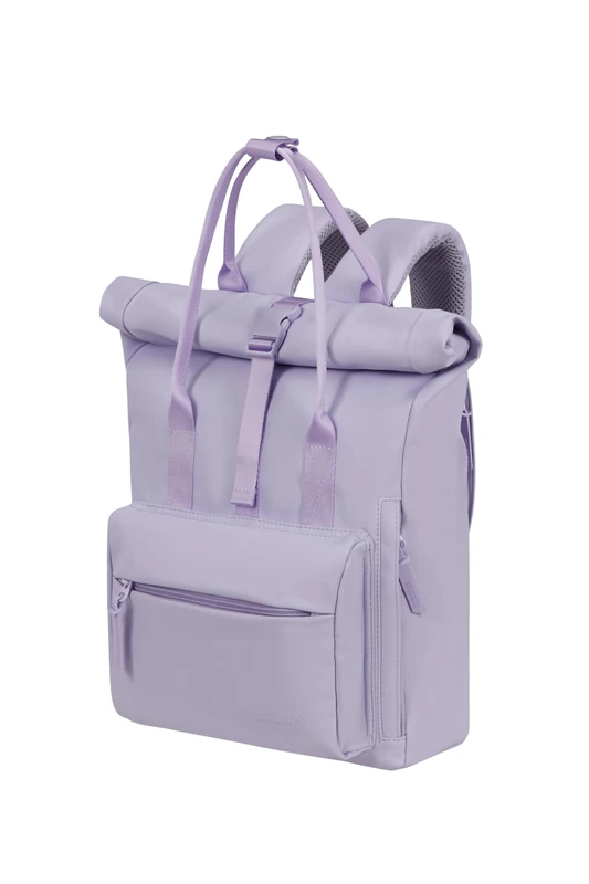 American Tourister Urban Groove UG16 Mono - Women's Backpack, Water-Repellent, Casual Backpack for Everyday Use with Hidden Back Pocket, 17L, Lavender