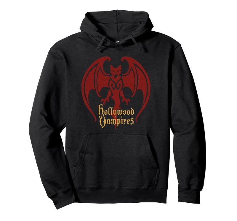 Hollywood Vampires Bat Logo Pullover Hoodie