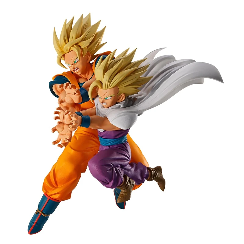 Ichibansho Dragon Ball Z Son Goku & Son Gohan Spectacle Battle Figure | Collectible Anime Statue | Highly Detailed Display Model for Fans & Collectors