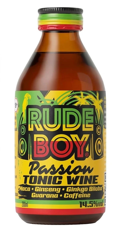 RUDEBOY Tonic Wine, PASSION (12 x 200ML), 14.5%