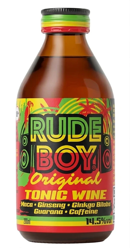 RUDEBOY Tonic Wine, ORIGINAL (12 x 200ML), 14.5% - Image 1