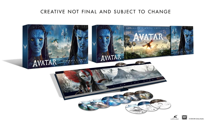 Avatar Ultimate 3 Movie Collection 4K Ultra HD + Blu-ray [Region Free]