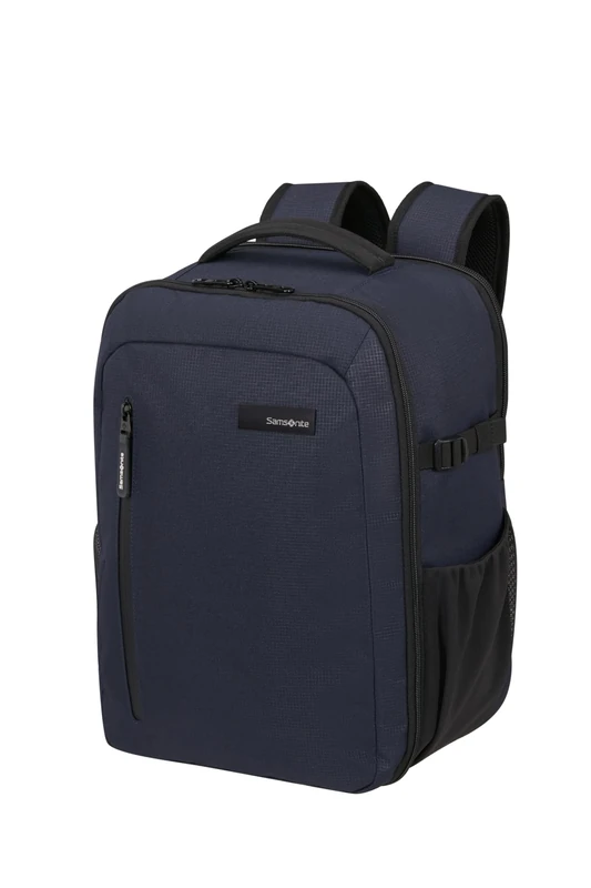 Samsonite Roader - Cabin Backpack 40x30x20 cm - Carry-On for Ryanair, Wizz Air & Vueling, Underseat Bag with Laptop Compartment 15.6", 26 L, 0.70 KG, Blue (Dark Blue)