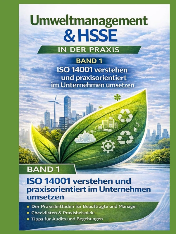 Umweltmanagement in der Praxis – Band 1: Grundlagen nach ISO 14001: Praxisleitfaden für Umweltmanager, HSSE-Verantwortliche und Auditoren in Unternehmen