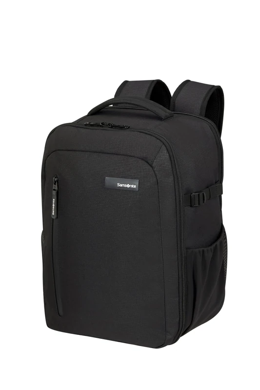 Samsonite Roader - Cabin Backpack 40x30x20 cm - Carry-On for Ryanair, Wizz Air & Vueling, Underseat Bag with Laptop Compartment 15.6", 26 L, 0.70 KG, Black (Deep Black)