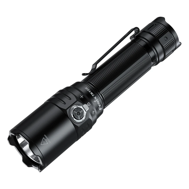 Fenix TK15R Rechargeable Security/Outdoor Torch with Iris-X Adaptive Light Control | 3200 Lumen | 490m | 68 Hrs Max | Auto Adjusting Light Control | Toggle Switch Function Selector | IP68