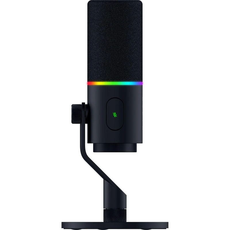 Razer Seiren V3 Pro – Dynamic USB Type C & XLR Microphone for Streamers - 32-Bit Float Support - 30 mm Dynamic Capsule - Built-In Shock Absorber and Removable Pop Filter - RGB | Black